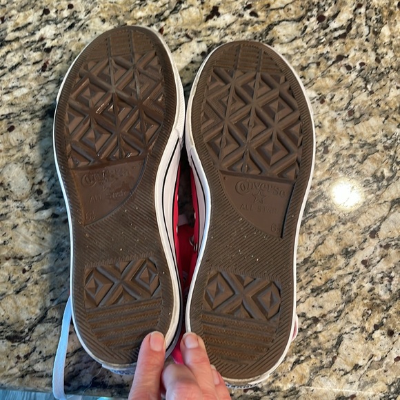 🩷Pink Platform High top Converse 8.5Like new condition. All star Lift. - Picture 5 of 8